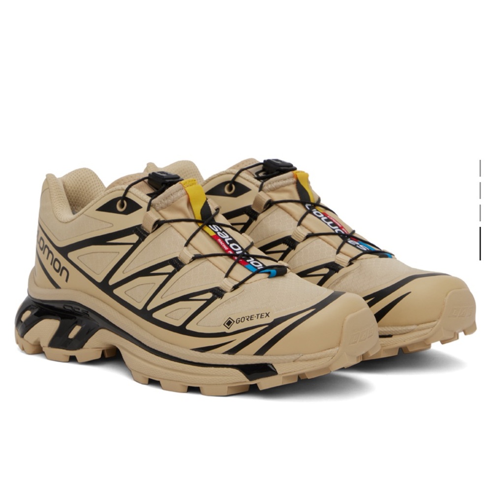 SALOMON XT-6 GTX in Safari size UK6, US WOMENS 7.5